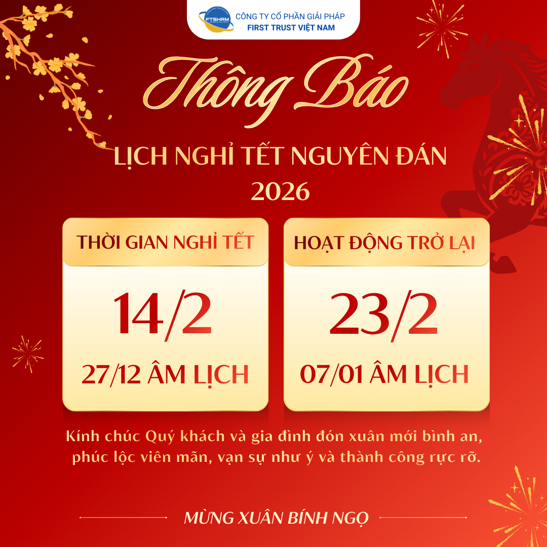 Thông báo nghỉ tết Bính Ngọ 2026